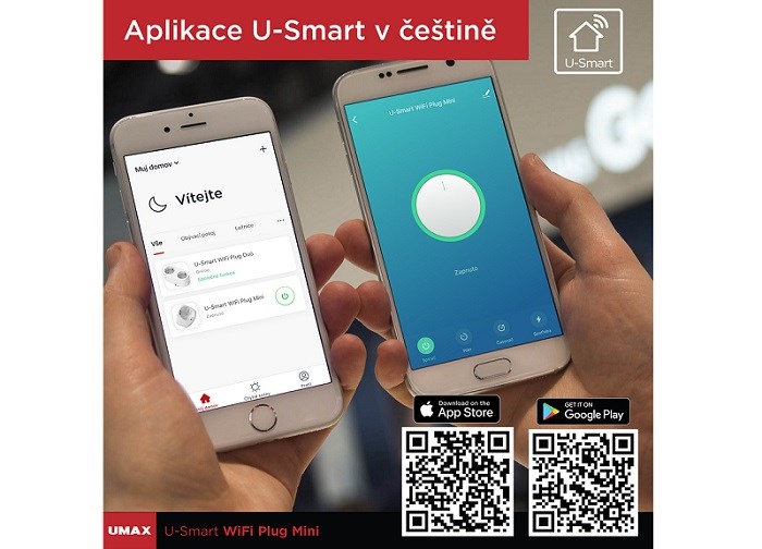 Umax U-Smart Laser Robot Vacuum mobilní aplikace