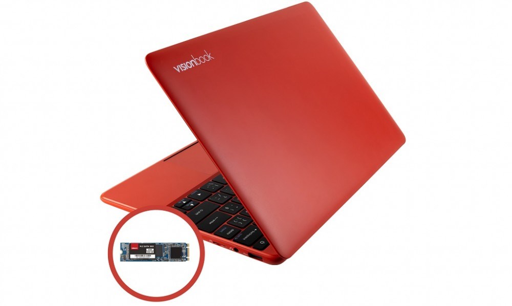 Umax VisionBook 12WRx prídavná pozícia pre SSD