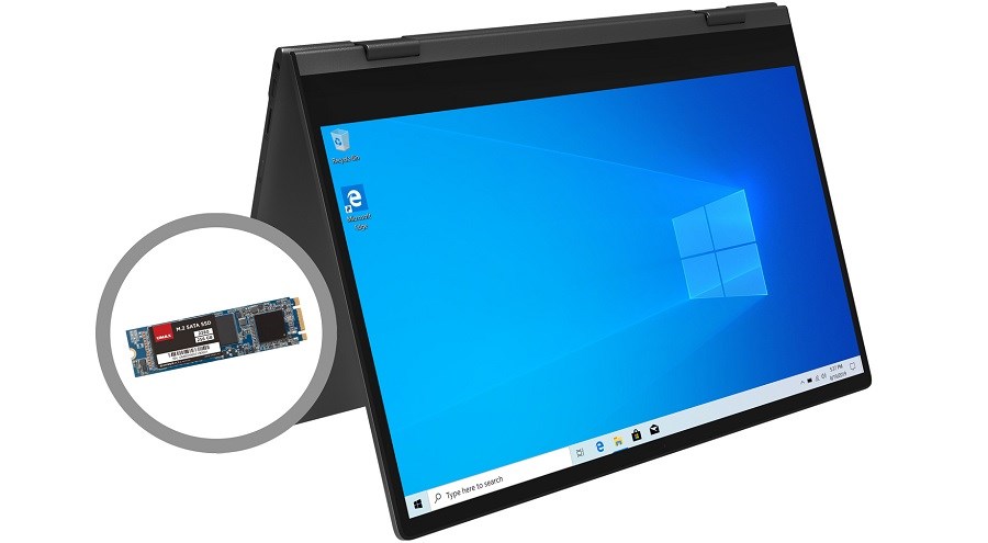 Umax VisionBook 14Wr Flex přídavná pozice pro SSD