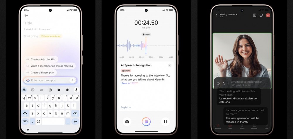 Xiaomi 15T umělá inteligence