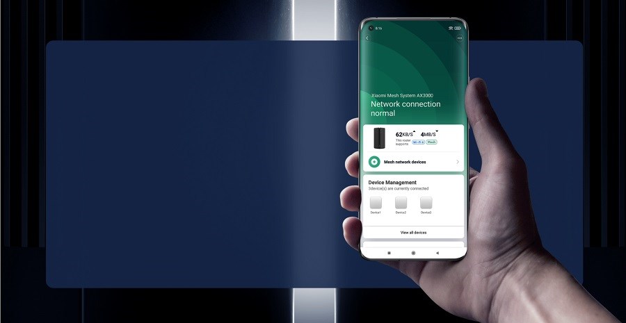 Xiaomi Mesh System AX3000 aplikace