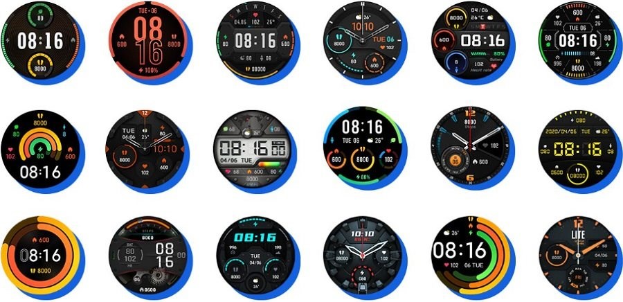 Xiaomi Mi Watch nastavitelné ciferníky