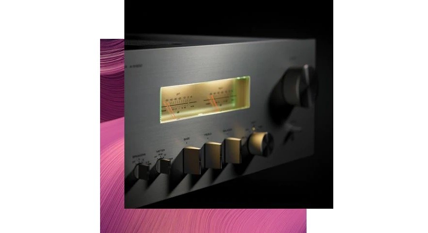 Yamaha A-S1200 retro ovládací panel