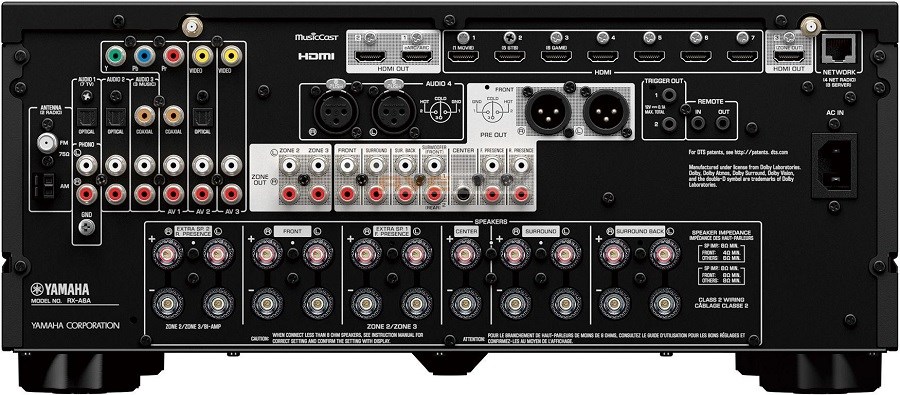  Yamaha RX-A6A Dolby Atmos a 8K