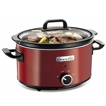 CrockPot SCV400RD Skleněná poklice