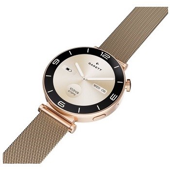 Garett ROSE Gold Mesh Steel Hlasový asistent