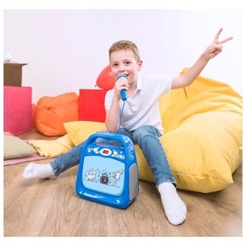 GoGEN Bob a Bobek KARAOKE modrý Mikrofon