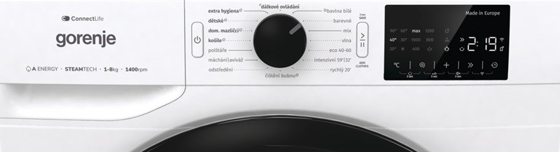 Gorenje W2PNEI84A1SW ConnectLife aplikace