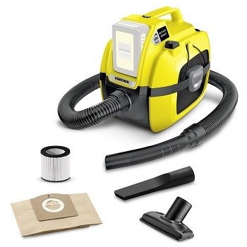 Kärcher WD 1 Compact Battery Ergonomicky tvarovaná rukojeť