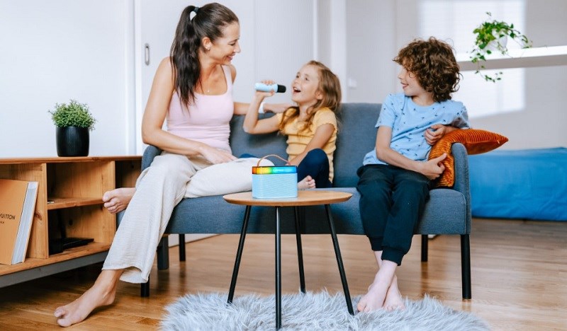 LAMAX KaraokeKid1 Blue Bluetooth technologie