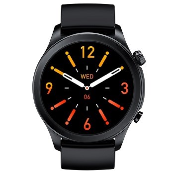 Niceboy watch GTR 2 Obsidian Black AMOLED displej