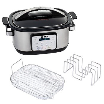 Tesla MultiCook M80 Deluxe Skleněná poklice