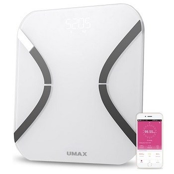 Umax U-Smart Scale US20E Mobilní aplikace Feelfit Health Fitness Tool