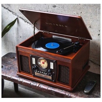 Victrola VTA-600B-MAH Navigator gramofon Dálkový ovladač