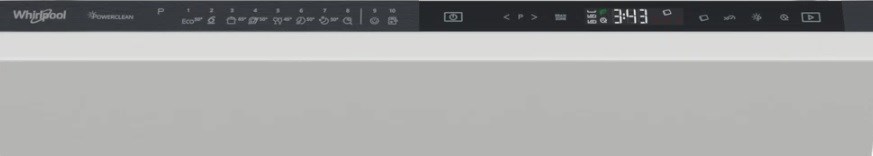 Whirlpool WIP 4T233 PFEG B Dotykové ovládání