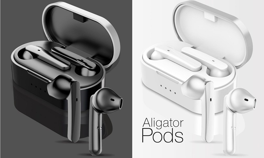 Aligator Pods TWS03 černá a bílá varianta