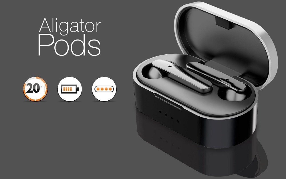 Aligator Pods TWS03 dlouhá výdrž baterie
