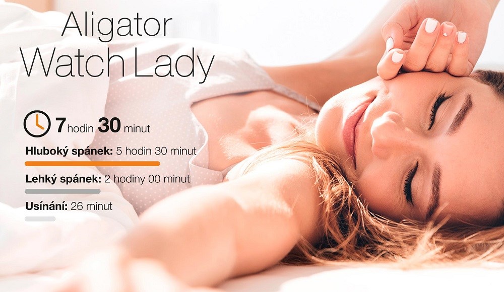 Aligator Watch Lady monitoring spánku