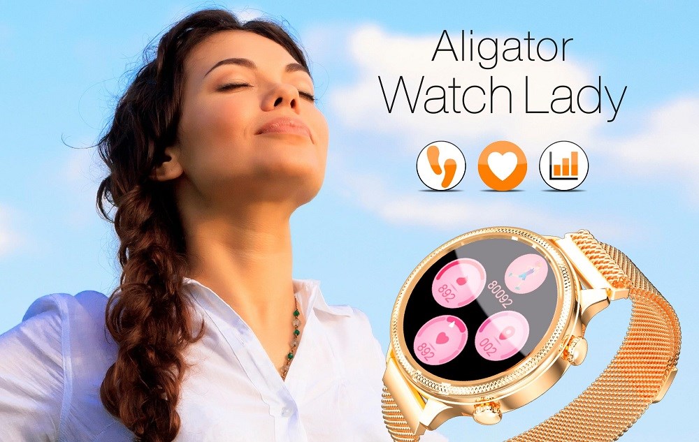 Aligator Watch Lady sledování tepu