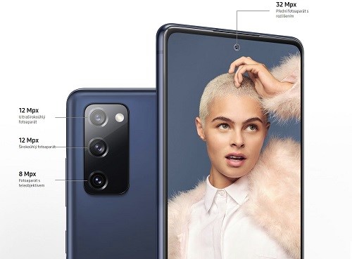 Samsung Galaxy S20FE fotoaparáty