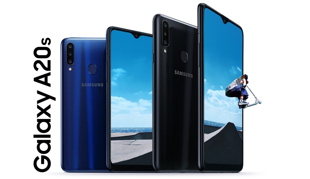Samsung Galaxy A20s smartphone