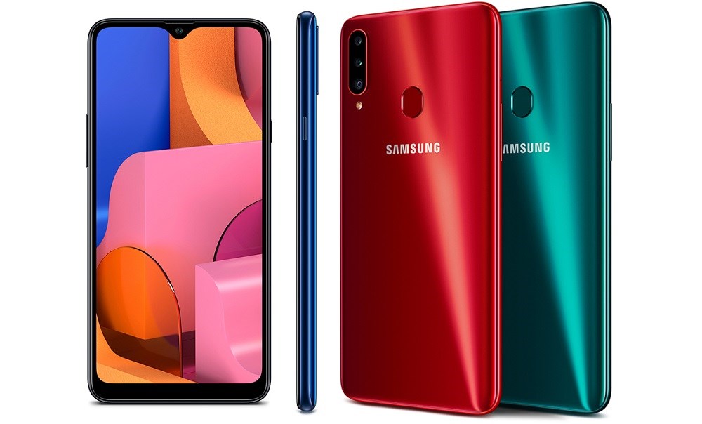 Samsung Galaxy A20s design