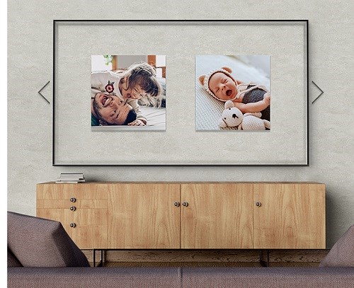 Samsung Q64T režim Ambient