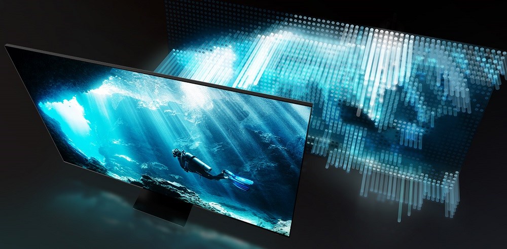 Samsung Q800T přímé zadní podsvícení