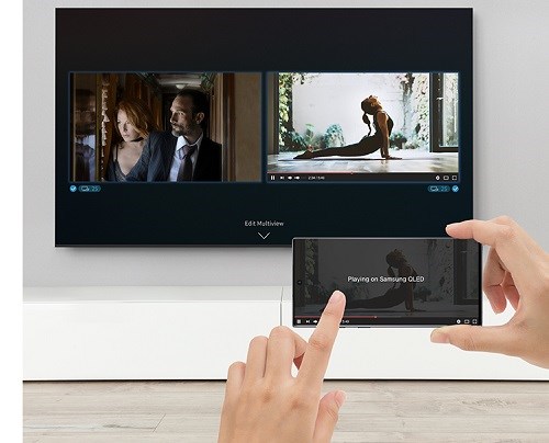 Samsung Q800T funkce Multi View