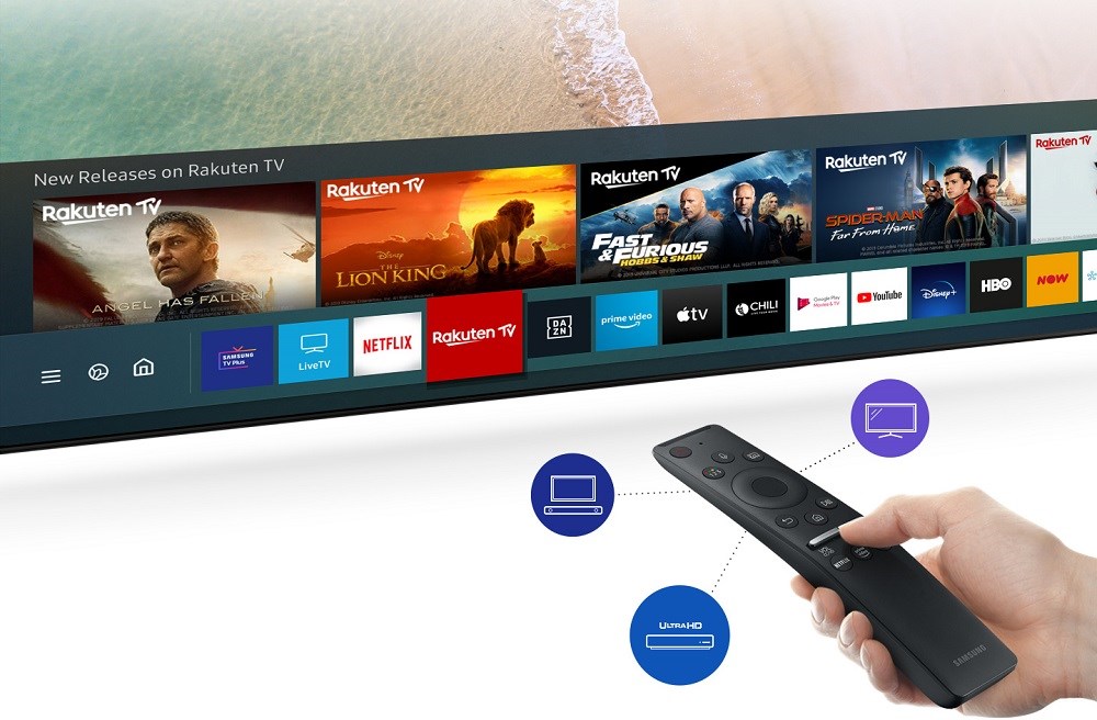 Samsung Q800T snadné ovládání