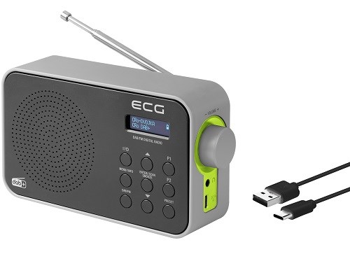 ECG RD 110 DAB funkcie