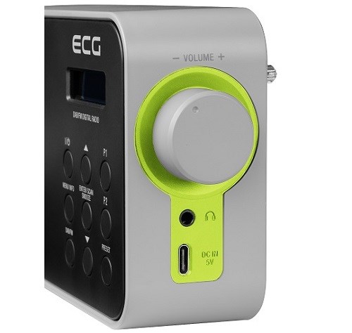 ECG RD 110 DAB ovládanie