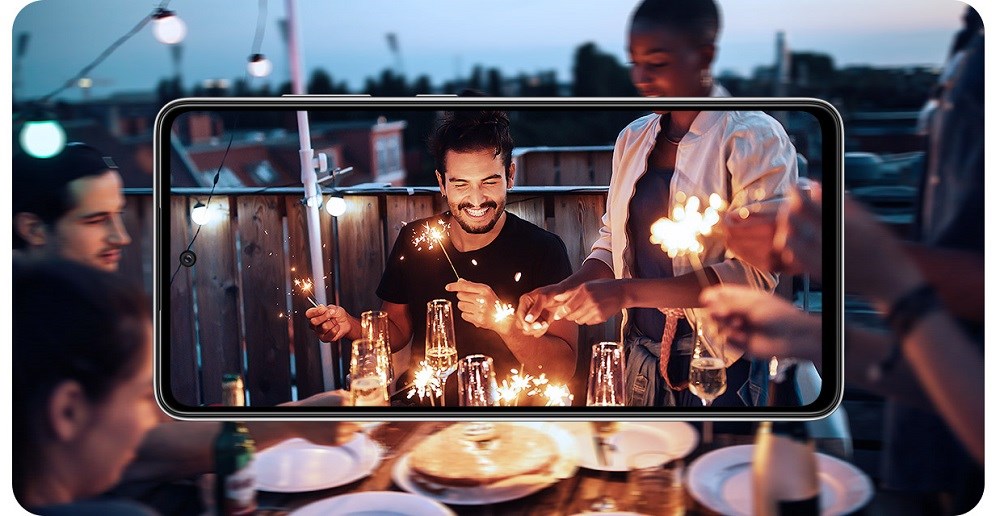 Samsung A526 A52 5G noční focení