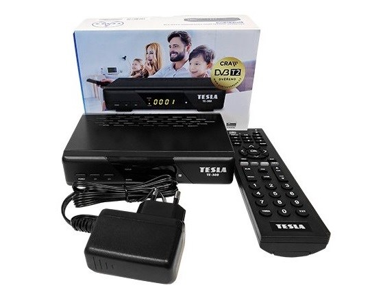 TESLA TE-300 DVB-T2 přijímač