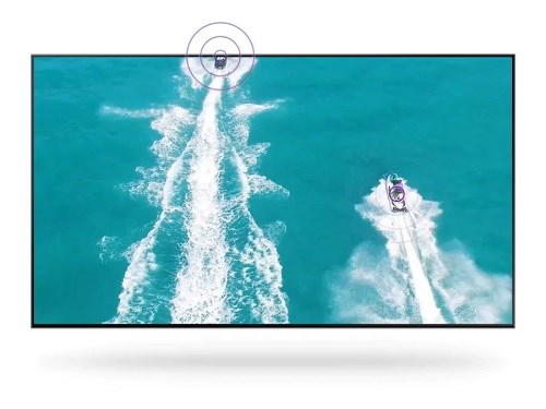 Samsung QE65Q80BATXXH zvuk, který se pohybuje