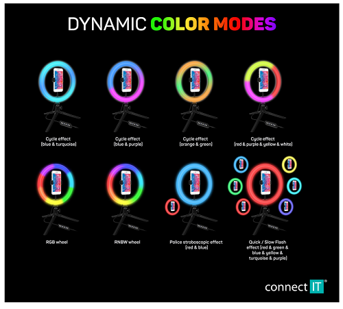 Connect IT CLI-2020 9 dynamických efektů 