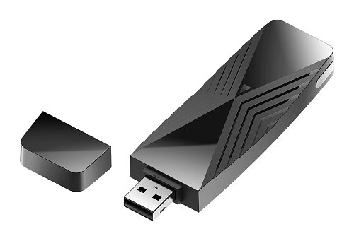 D-Link Wifi USB Adaptér (DWA-X1850) kompaktní rozměry