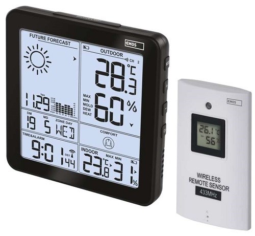 Emos E5080 až 3 bezdrátová čidla