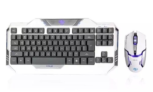 E-Blue Sada klávesnice s myší, Auroza US rozložená kláves