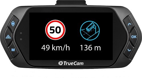 TrueCam A7s GPS databáze radarů