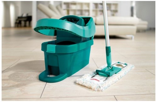 LEIFHEIT Set mop Profi+vědro Profi s nášlapným ždímáním 55096 integrovaná kolečka