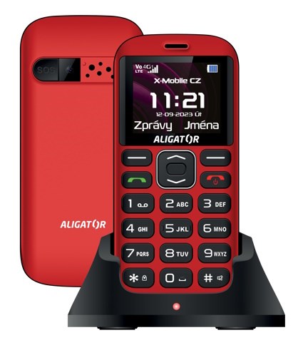 Aligator A720 4G Senior nabíjecí stojánek