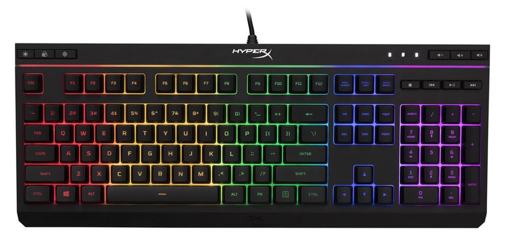 HyperX Alloy Core RGB 4P4F5AA#ABA RGB osvětlení