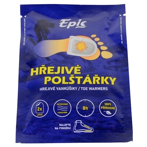 Epicstar hřejivé polštářky do bot 1 sada v nalení 