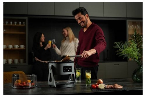 Lauben Glass&Grill Air Fryer 3in1 5500BG možnost grilování