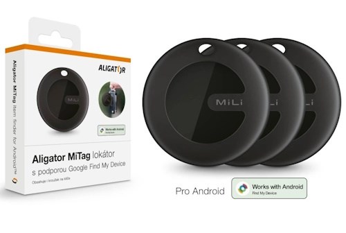 Aligator MiTag podpora Google Find My