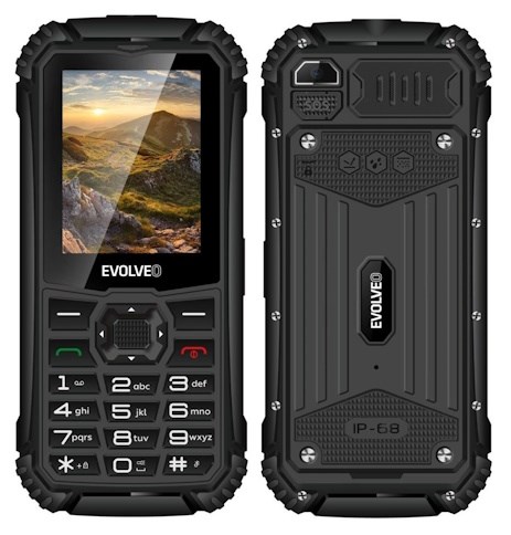 Evolveo StrongPhone Q1 SOS tlačítko