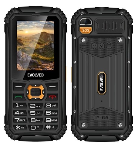 Evolveo StrongPhone Q1 SOS tlačítko