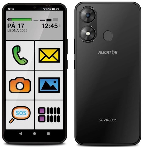 Aligator S6700 SENIOR jednoduché ovládání 