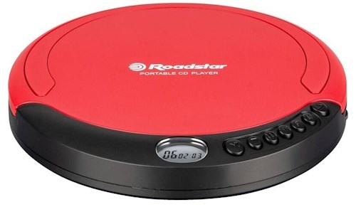 Roadstar PCD-435NCD/RD sluchátka v balení